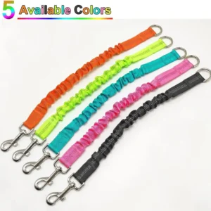 Dog Leash Extension - Adjustable and Extendable, Durable Retractable with Metal Buckle, Suitable for Small to Medium Breeds,