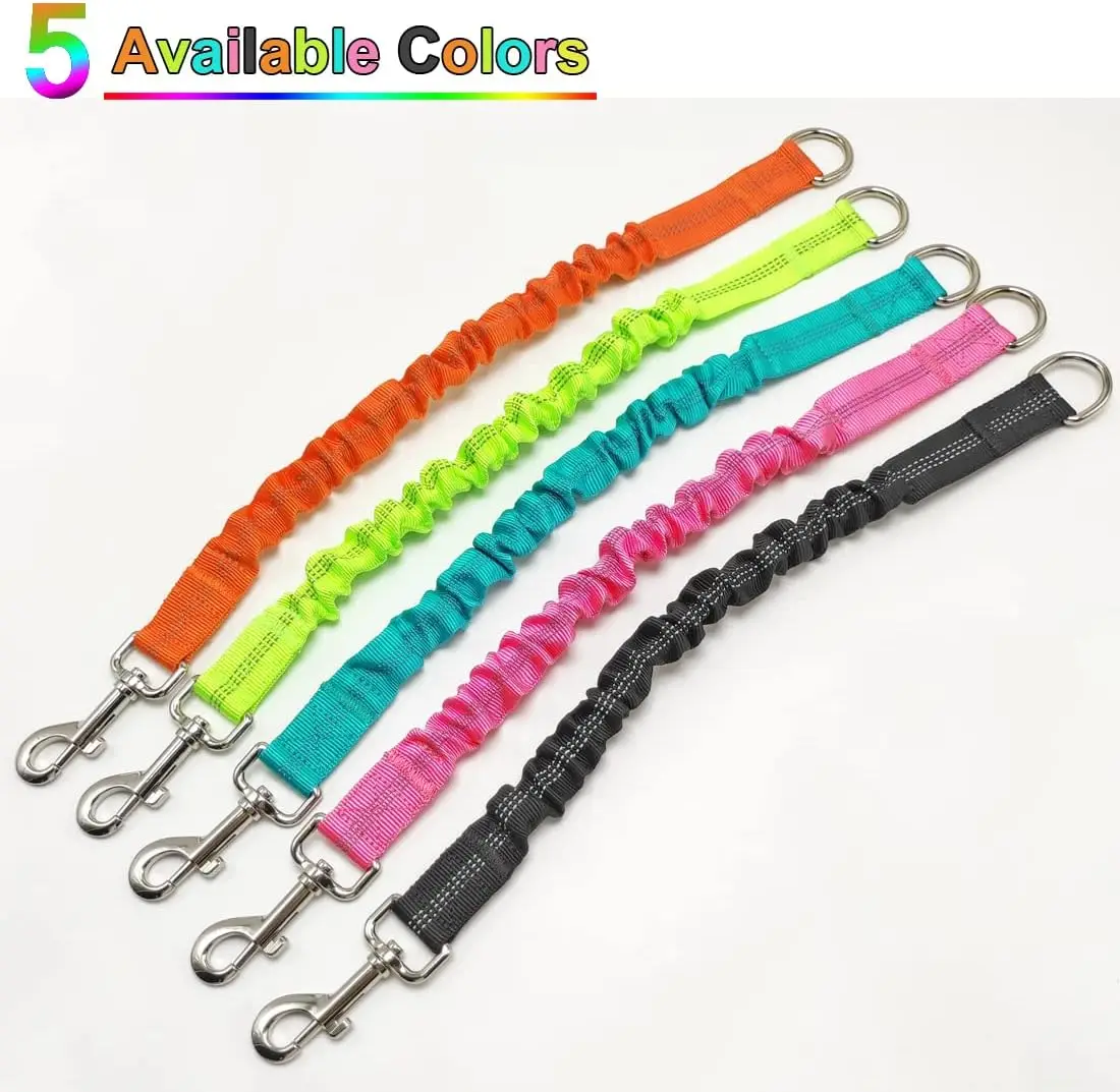 Dog Leash Extension - Adjustable and Extendable, Durable Retractable with Metal Buckle, Suitable for Small to Medium Breeds,