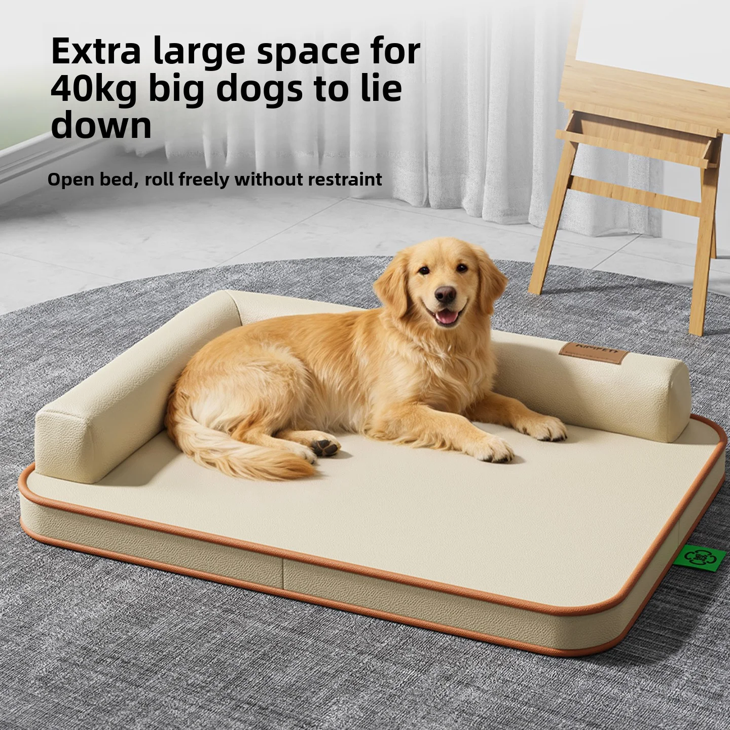 Dog Mat Suitable for All Seasons, Medium-Sized and Large Waterproof and Tear Resistant Dog Bed, Summer Removable and Washable Do - Image 3